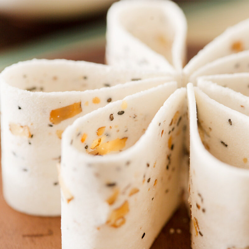 2件上海特产老字号沈大成云片糕198g核桃芝麻传统中式糕点