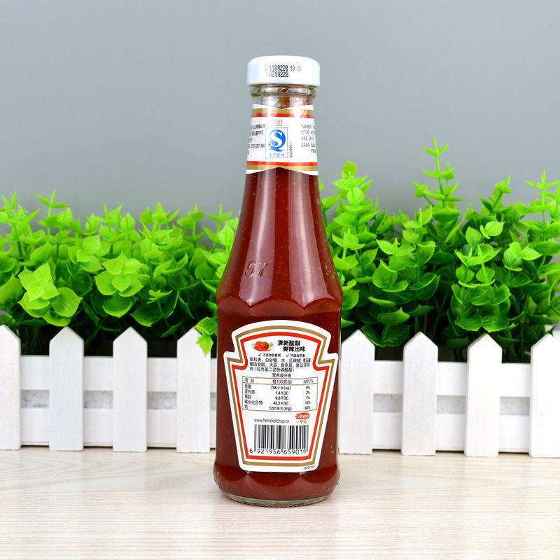 3瓶包邮亨氏番茄辣椒酱325g商家家用kfc沙司番茄酱