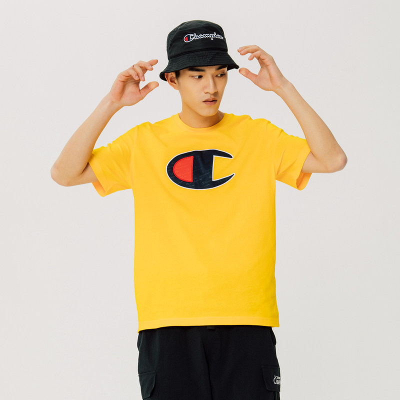 champion冠军2021新款经典设计短袖时尚时尚美美式t恤