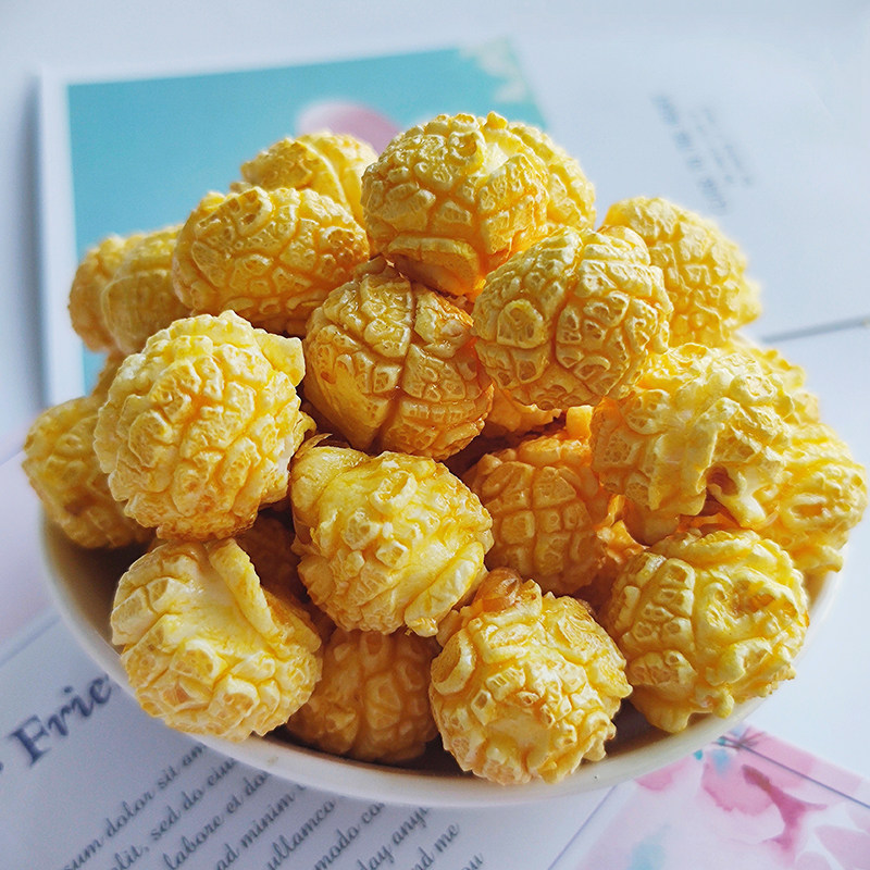 爆米花球形厂家影院ktv优选美式4斤袋大包装膨化食品