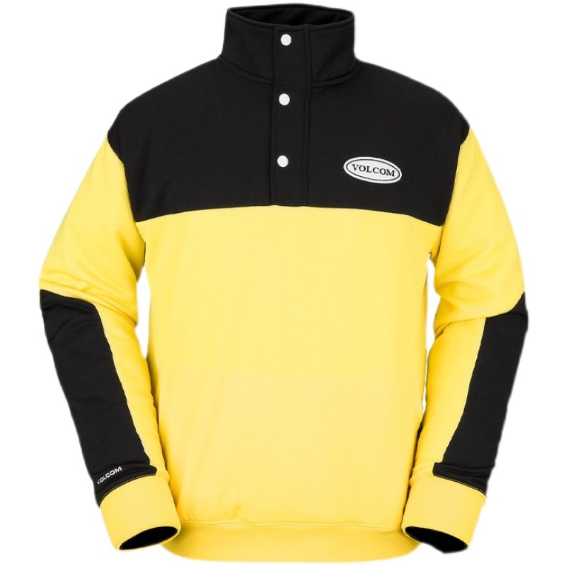 2122美国钻石volcom男女通用宽松套头高端滑雪卫衣长袖保暖运动衣