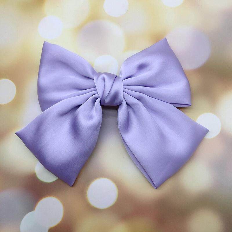 青春有你莫寒宋昕冉同款发夹蓝色蝴蝶结发饰