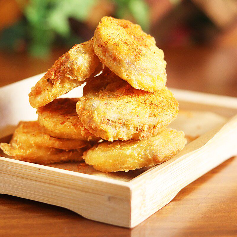 安井冻品先生香脆藕盒整箱800g袋装冷冻油炸包点