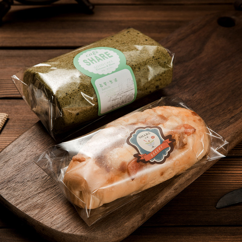 透明玻璃纸玻璃塑料片面包纸蛋糕面包包装袋单片点心包装盒