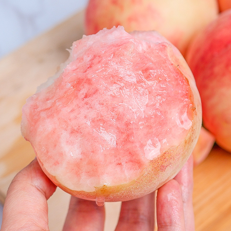 阳山尹城水蜜桃水果新鲜当季整箱12个发软桃子桃