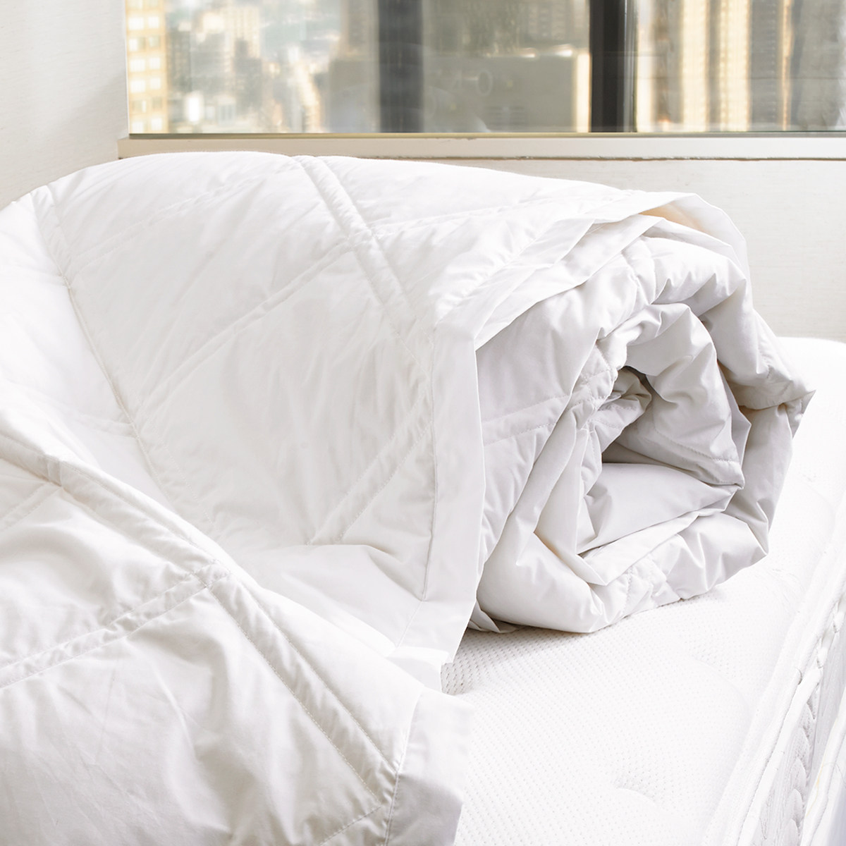 酒店喜来登鹅绒空调被子五星双人夏凉保暖轻盈羽绒