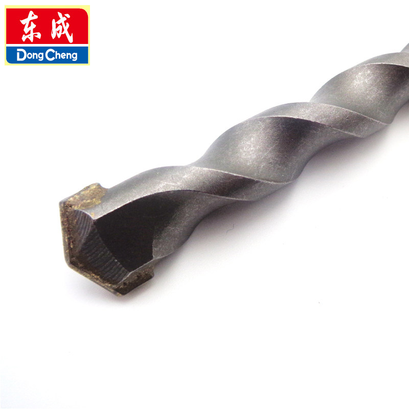 东成电锤钻头穿墙钻头混凝土方柄四坑开孔钻过墙加长东城冲击钻头