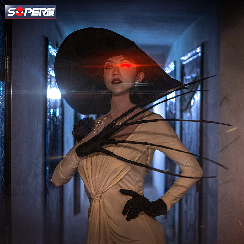 万圣节生化危机8cos服装蒂米斯特雷库dimitrescu夫人cosplaycosplay