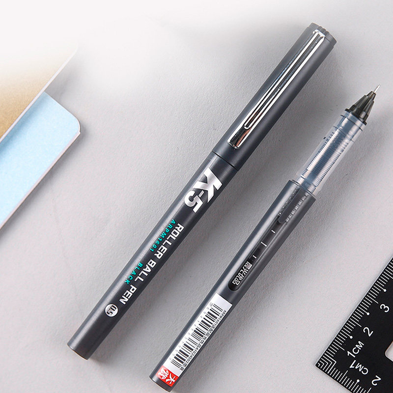 晨光水笔针管笔插水性签字笔墨囊可换中性笔