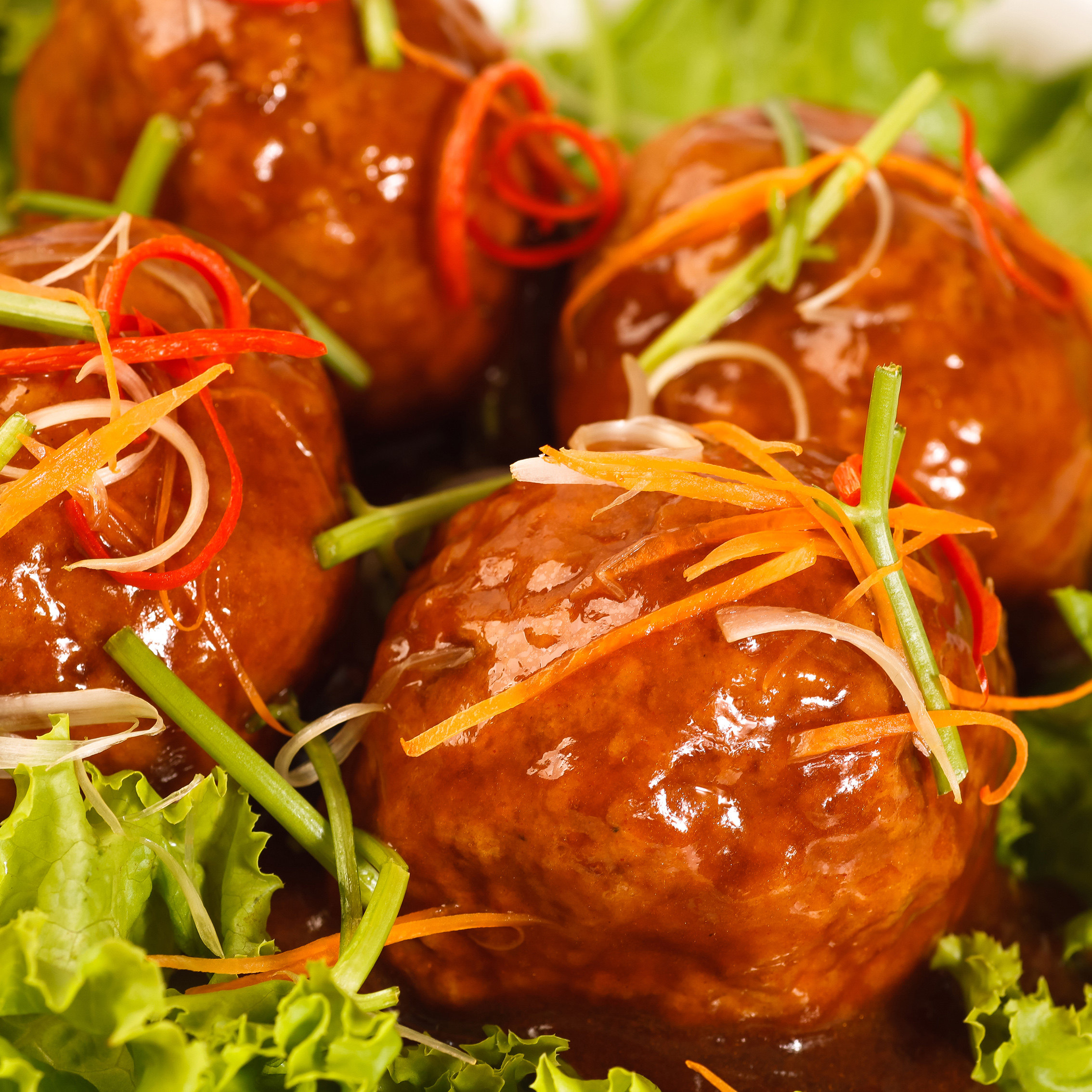 华正速冻四喜丸子狮子头400克2袋半成品红烧清蒸软嫩猪肉加热即食-mc