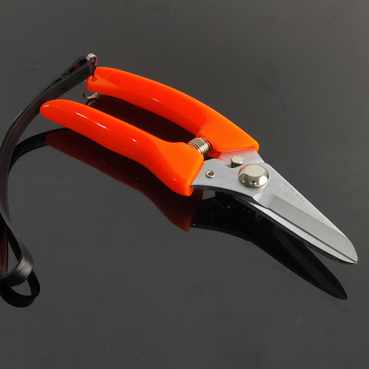 台湾tiger虎头牌702进电工剪神器多功能线槽口电线专用剪花枝剪刀