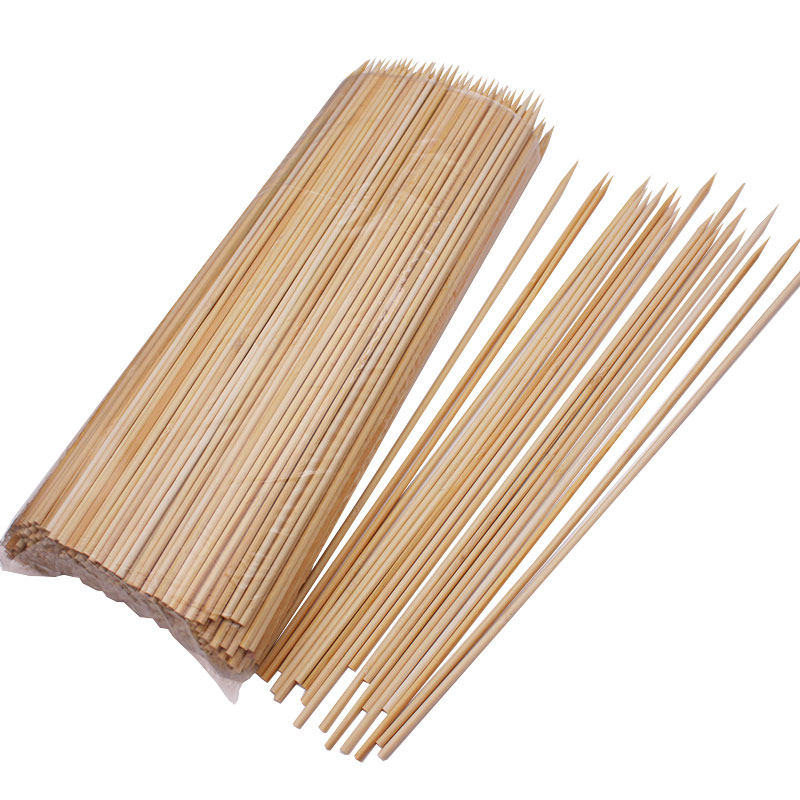 竹签40cm手工艺品白竹签光滑用光花束木签大串新疆竹签
