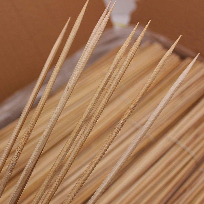 竹签35厘米冰糖葫芦烤面面筋烧烤烤肉木签抛光老竹竹签