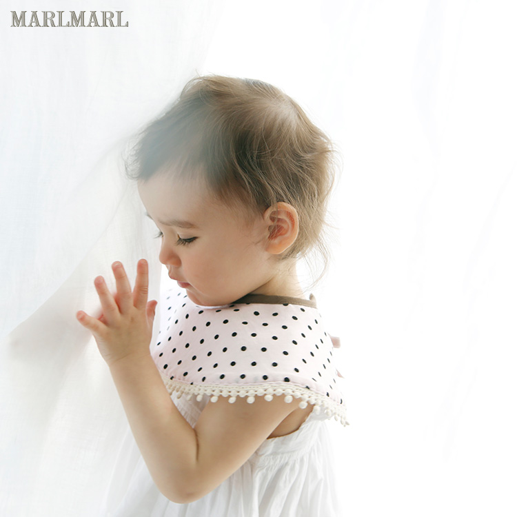 MARLMARL 围兜三件组婴儿出生礼盒dolce系列女宝新生儿礼物套装