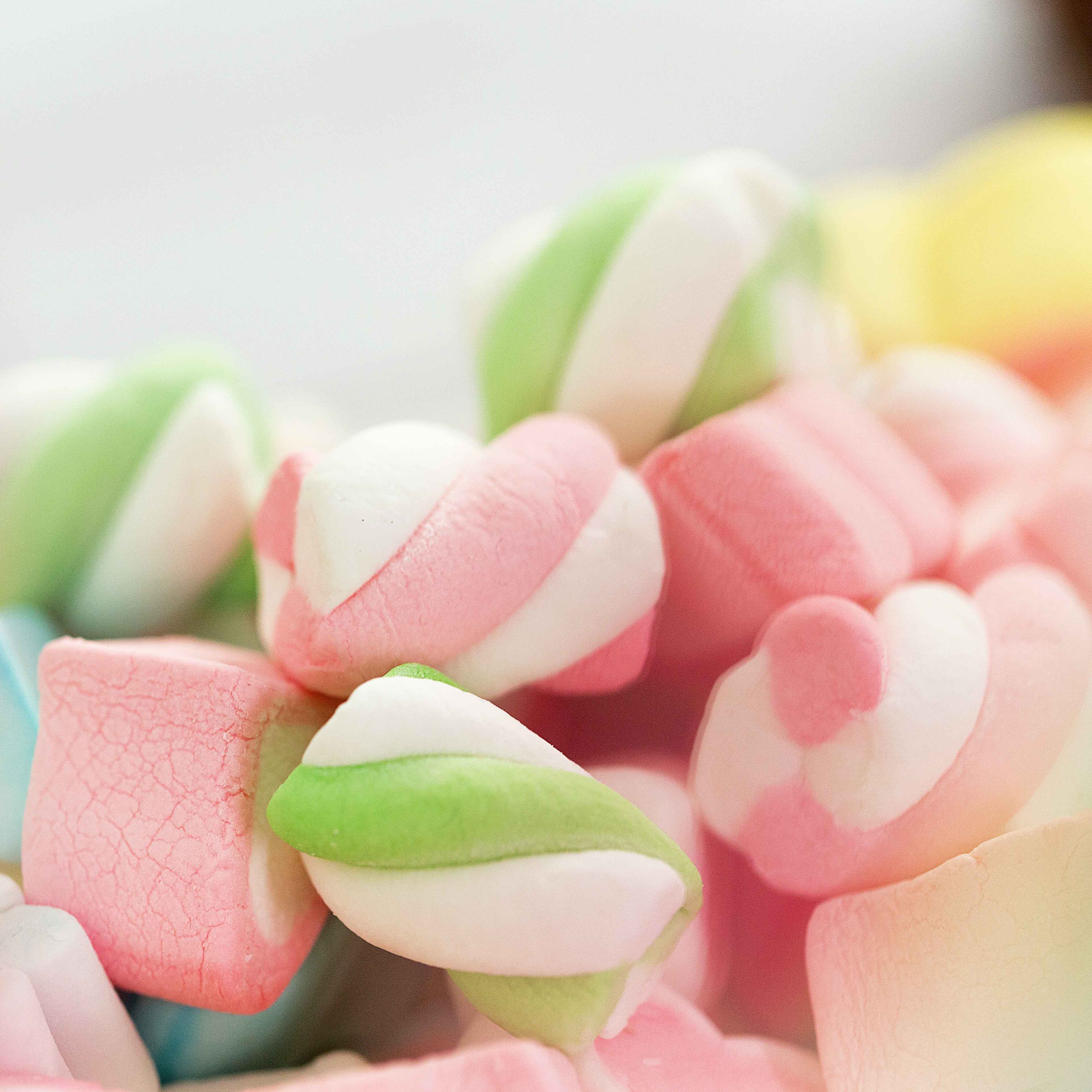 阿琳妹彩色棉花糖1000g牛轧糖饼干咖啡点心烘焙原料装饰蛋糕软糖