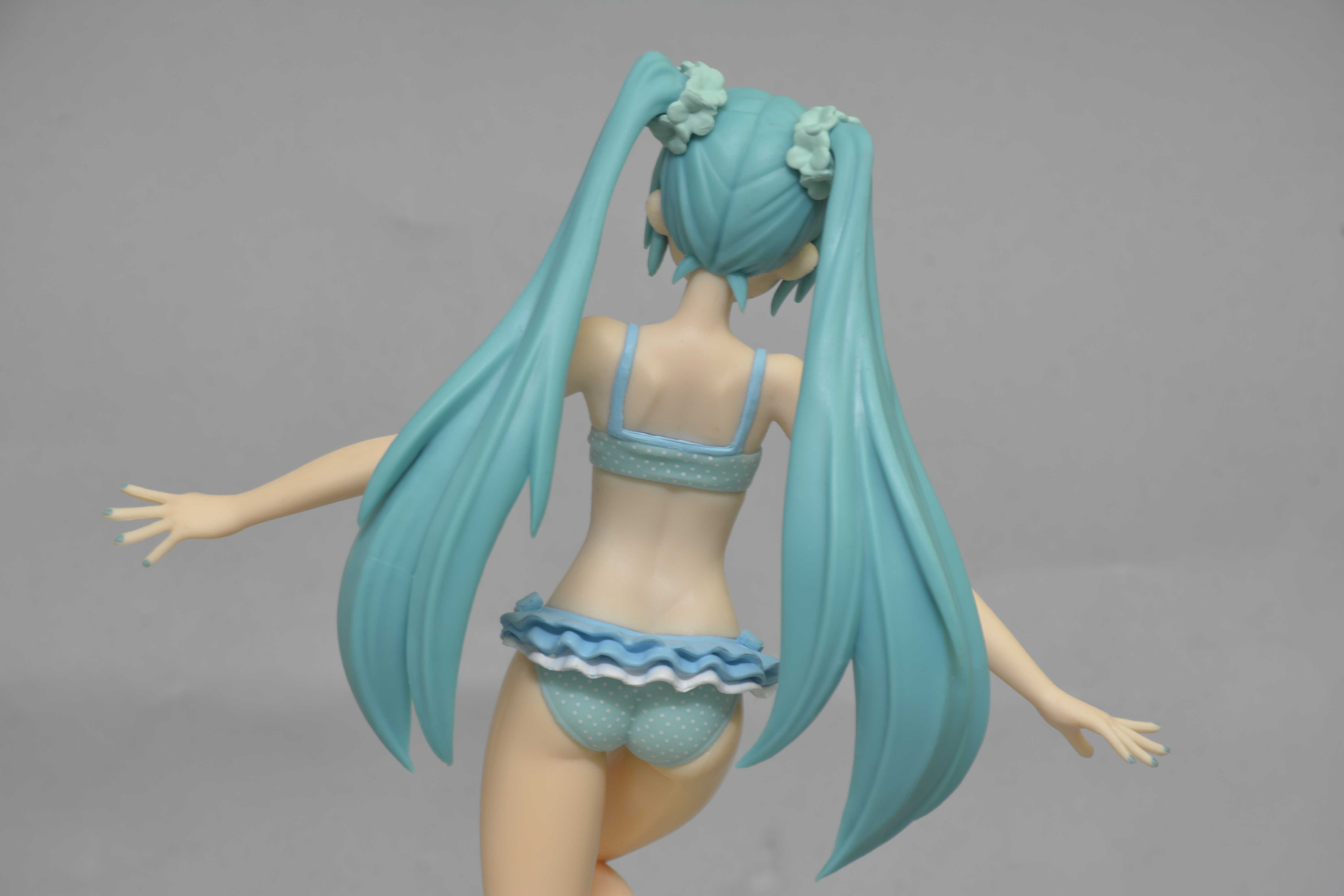 sega手办盒装日版景品初音双子初音未来泳衣泳装手办