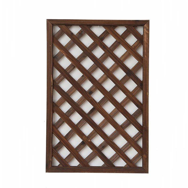 防水户外室外篱笆木栅栅栏围栏斜格方格装饰大型篱笆