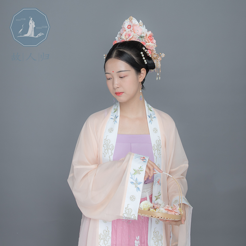 原创宋制花冠适合拍照走秀故人古风仙气汉服发饰