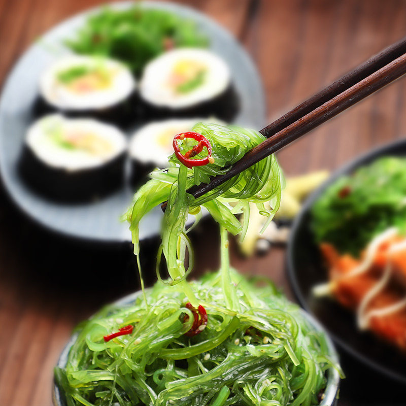 日式海藻沙拉即食海白菜中华海草沙律凉拌拌菜海带零食