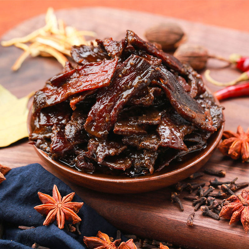 新款零食大礼包小吃袋装邝氏玉林牛巴62g广西牛肉类