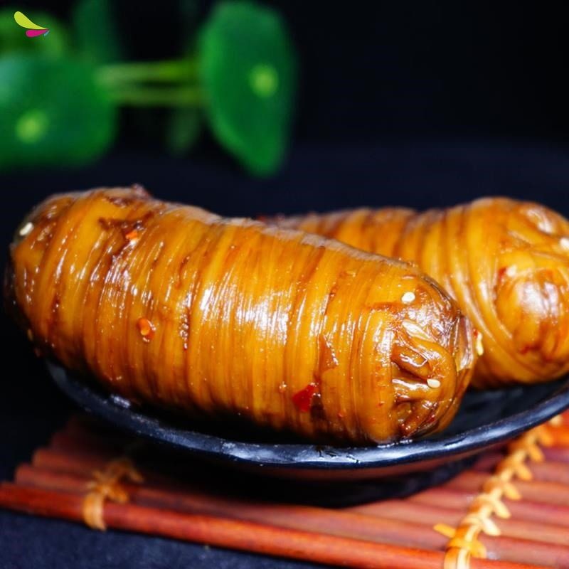 肉食绕肠非羊盘熟食即食真空下饭饭菜大肠卤捆猪肉类