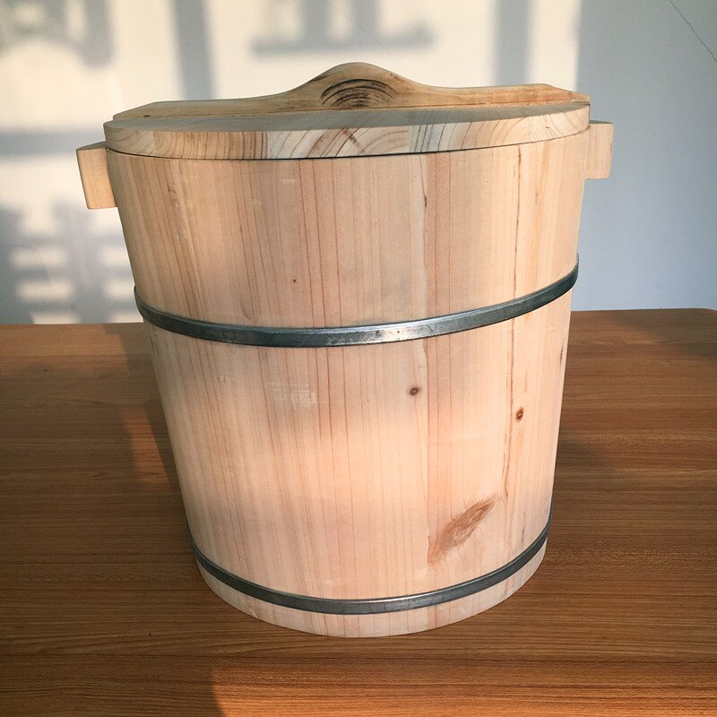 天然实木米桶蒸饭木桶蒸米饭桶原木杉木家用餐具笼