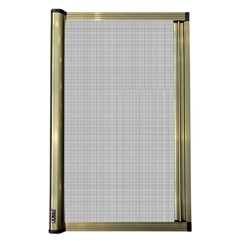 隐形纱窗蚊虫卷轴式纱门推拉铝合金伸缩自装门卷筒纱窗