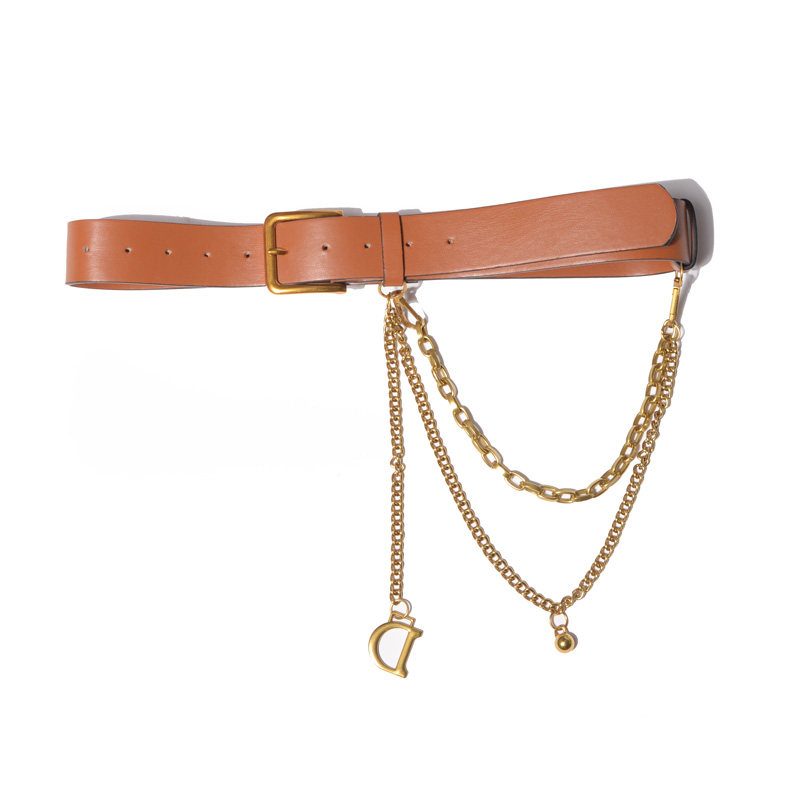 欧美装饰金属束腰连衣裙外套腰带女士欧美时仿皮腰带