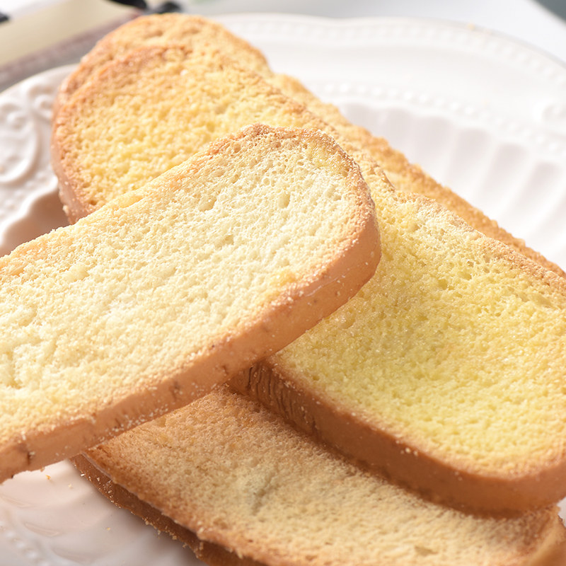 奶香片单独包装烤面包干早餐香酥脆吐司