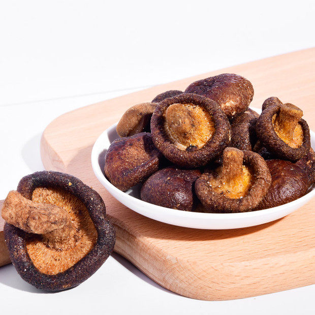 满减【俏美味_香菇脆片30gx2袋】休闲即食蘑菇蔬菜脆零食小吃