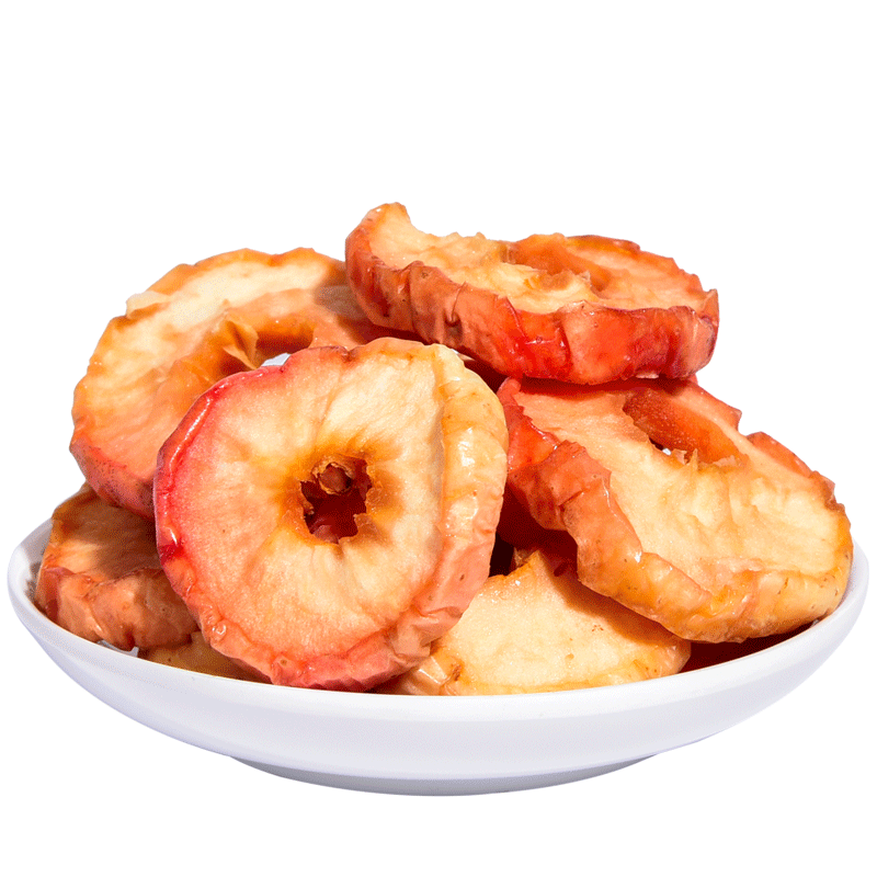 俏美味内蒙古沙果干酸甜海棠果干无核无添加孕妇零食小苹果干500g