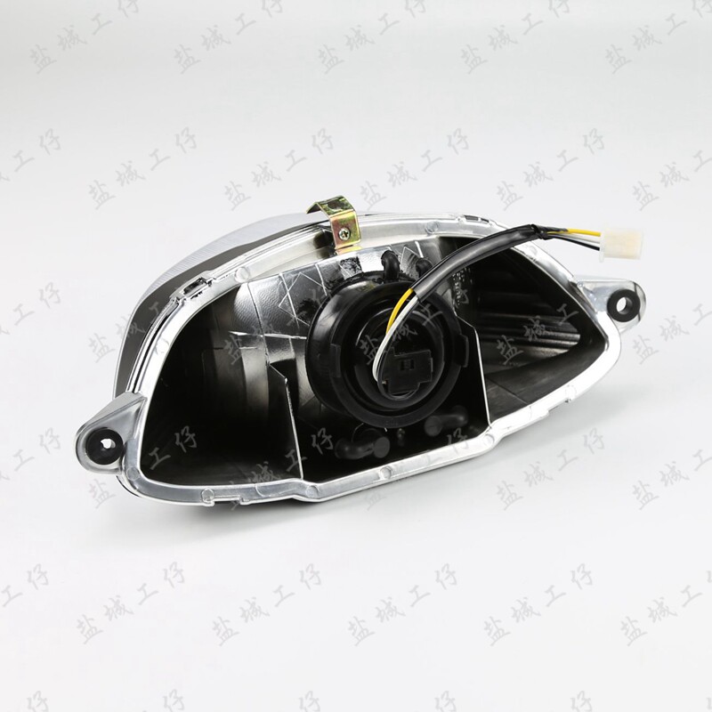 适用海王星hs125tqs150超人ua125t-a前大灯总成灯罩外壳摩托车车灯