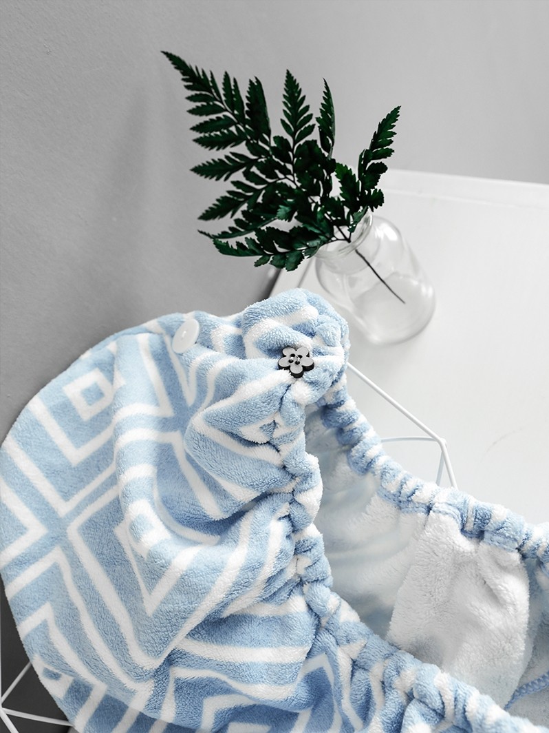 浴帽日本干发帽女可爱加厚包头巾长发干发毛巾吸水速干擦头发毛巾