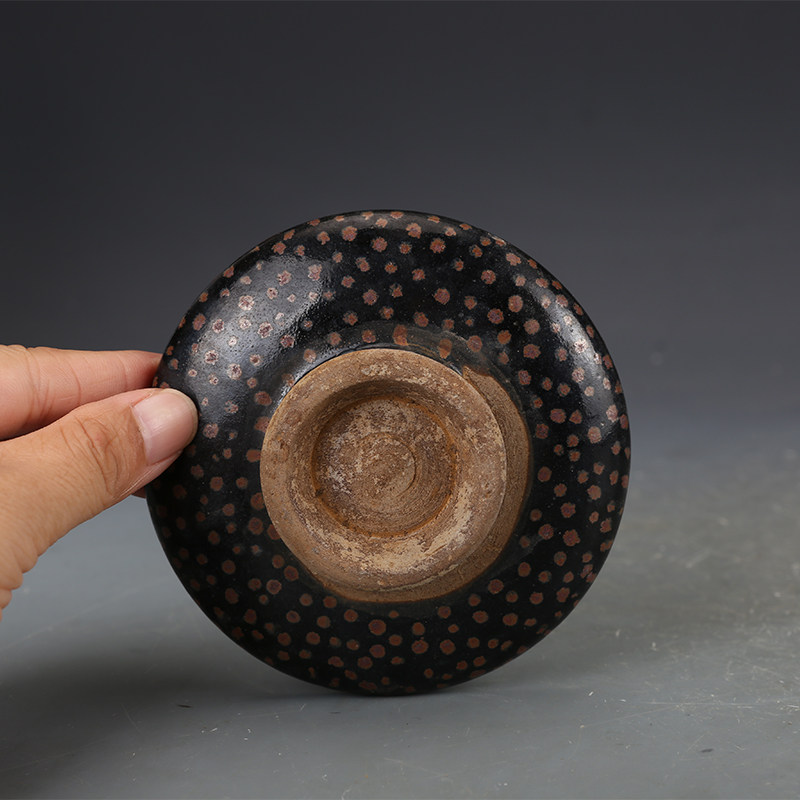 宋磁州窑系怀仁茶杯茶盏仿古瓷器古董古玩老货摆件