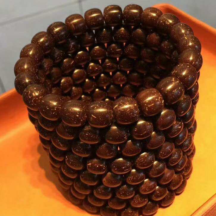 原生态手链男女手持弧手串极限生态椰佛珠椰蒂原色手串