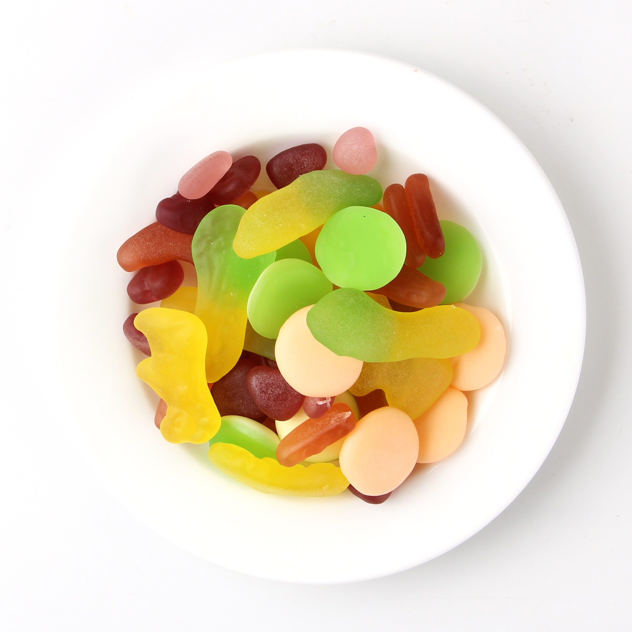 爆浆果汁软糖凝胶糖果52套餐软糖可乐软糖优卡橡皮糖散装混搭