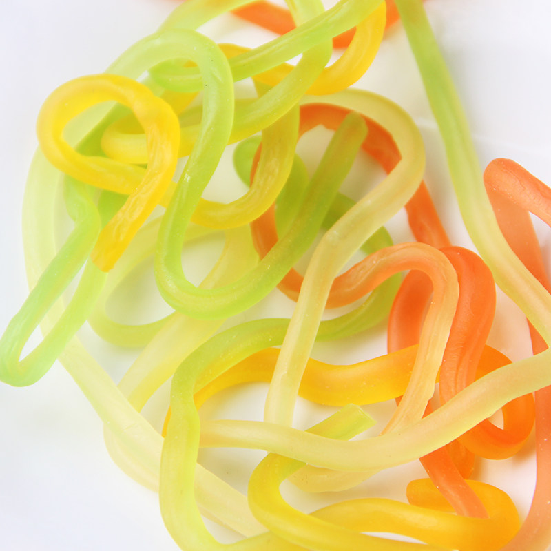 一条五彩红绳彩虹糖可可以吃久的99元包邮小零食传统糖果