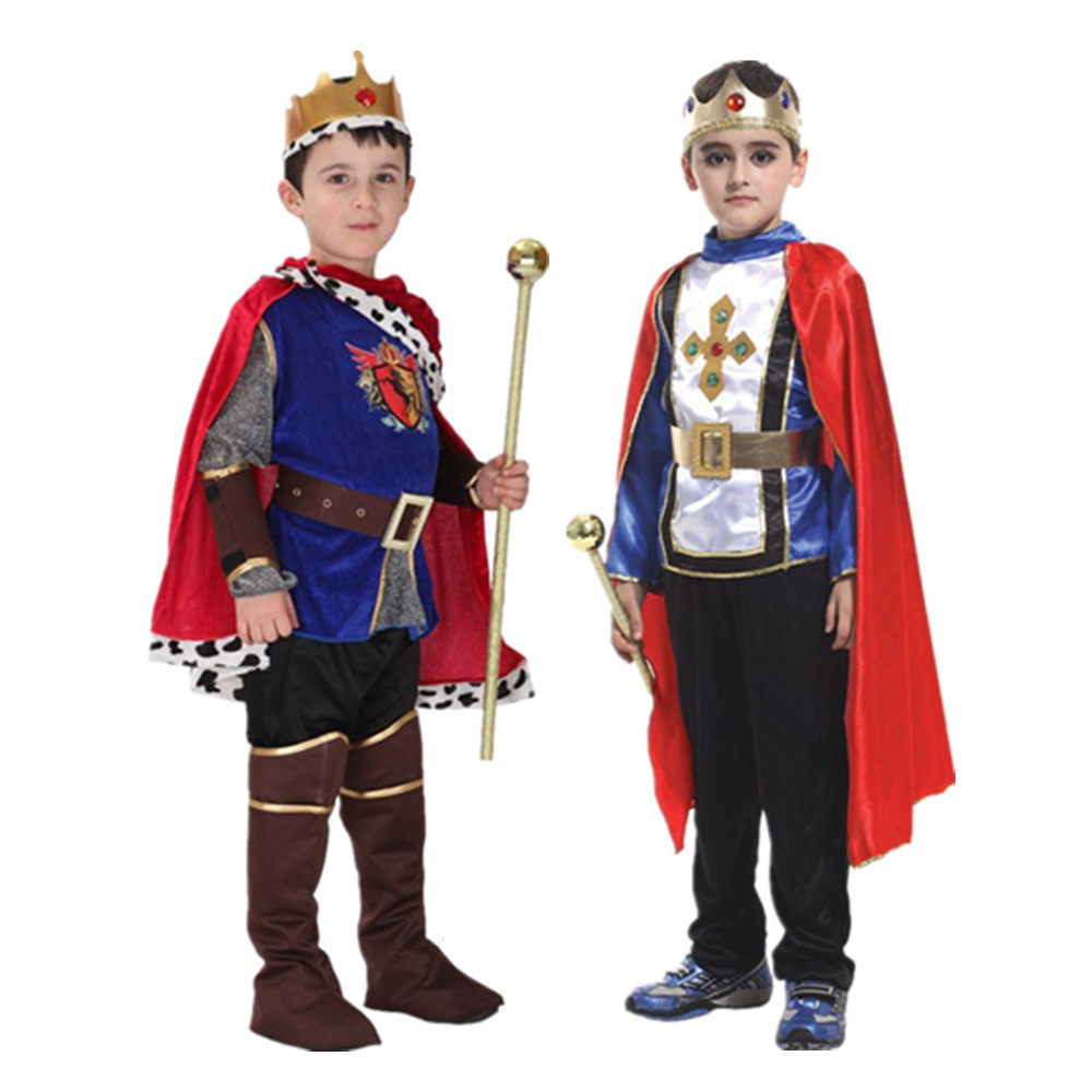 男童童装王子表演礼服cosplay国王贵族万圣节舞会儿童演出服