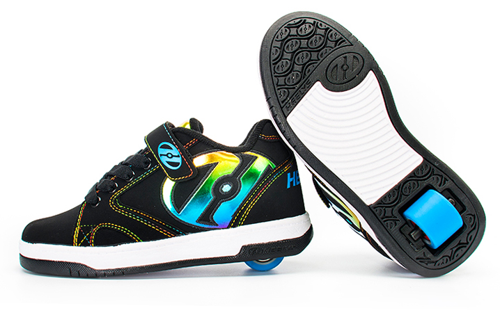 新款暴走鞋男童成人男heelys四季超轻发光青少年轱辘轮滑鞋轮子鞋