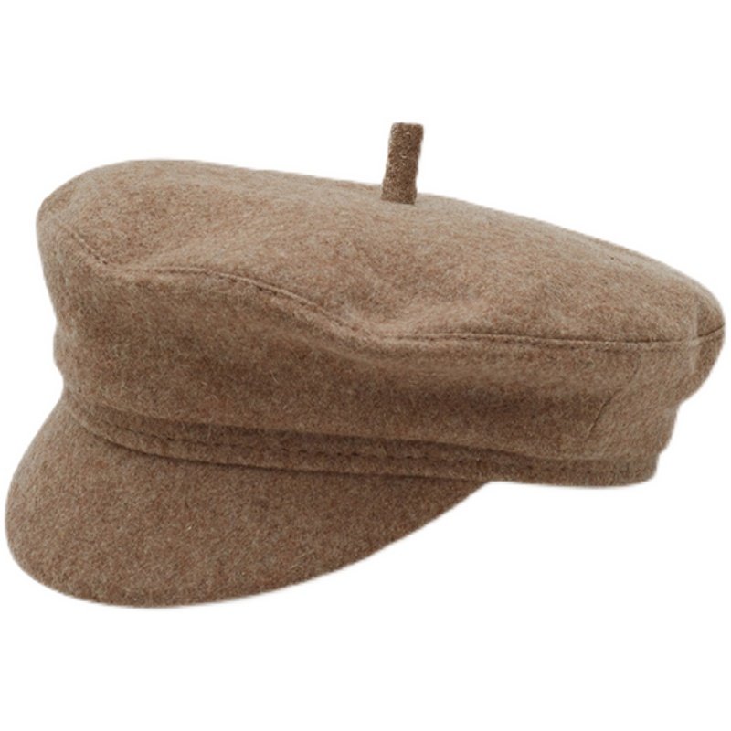 乌克兰设计师ruslanbaginskiy21年秋秋冬棕色色系报童童帽帽子