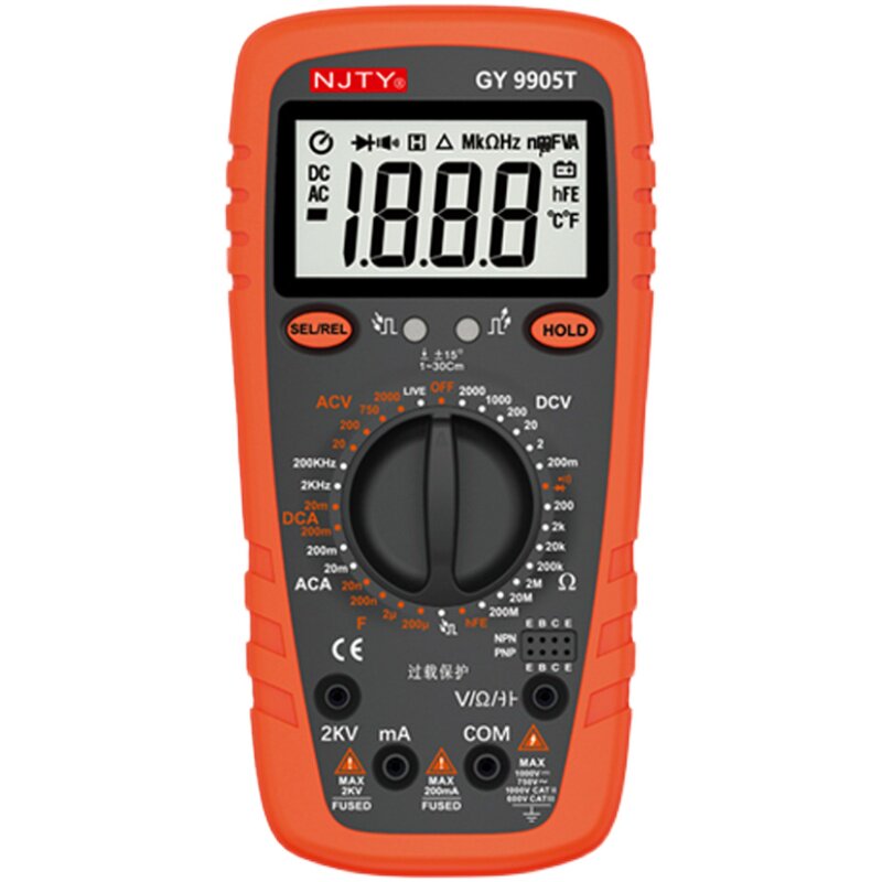 高精度矿用高压万用表2000v数字2kv矿场万能电工万用表