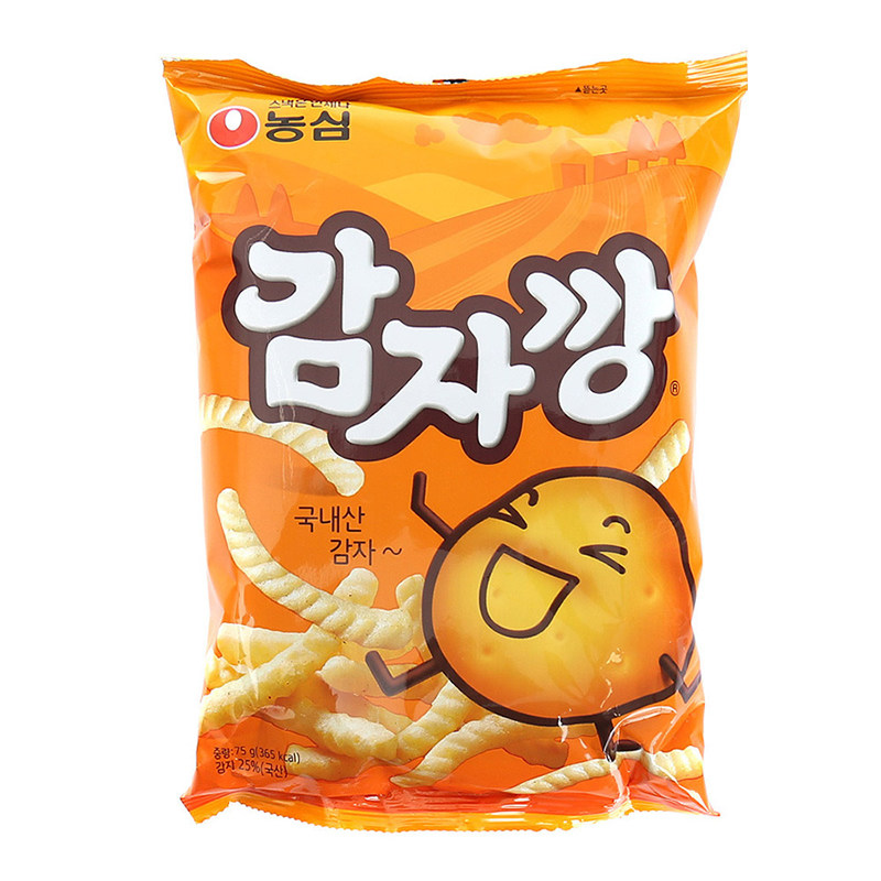 韩国进口零食农心土豆鲜虾条薯片膨化食品膨化食品