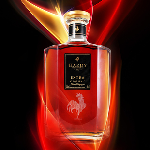 贺迪hardy extra特醇香槟干邑白兰地法国正品 原瓶进口xo洋酒700ml