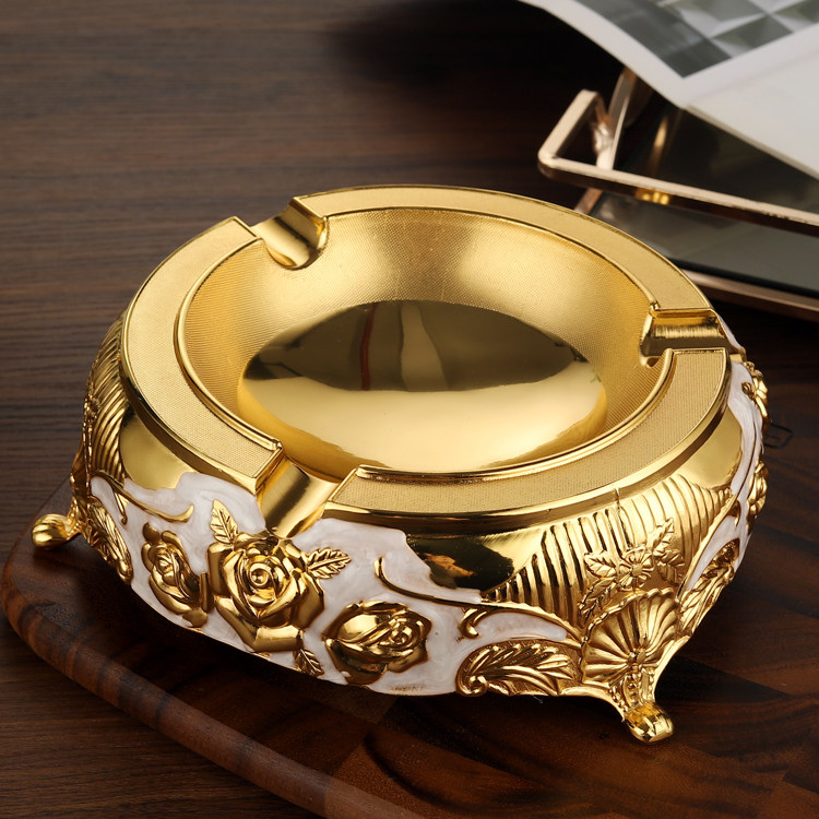 锌合金工艺装饰烟灰缸欧式大号酒吧ktv用品烟缸时尚烟灰缸