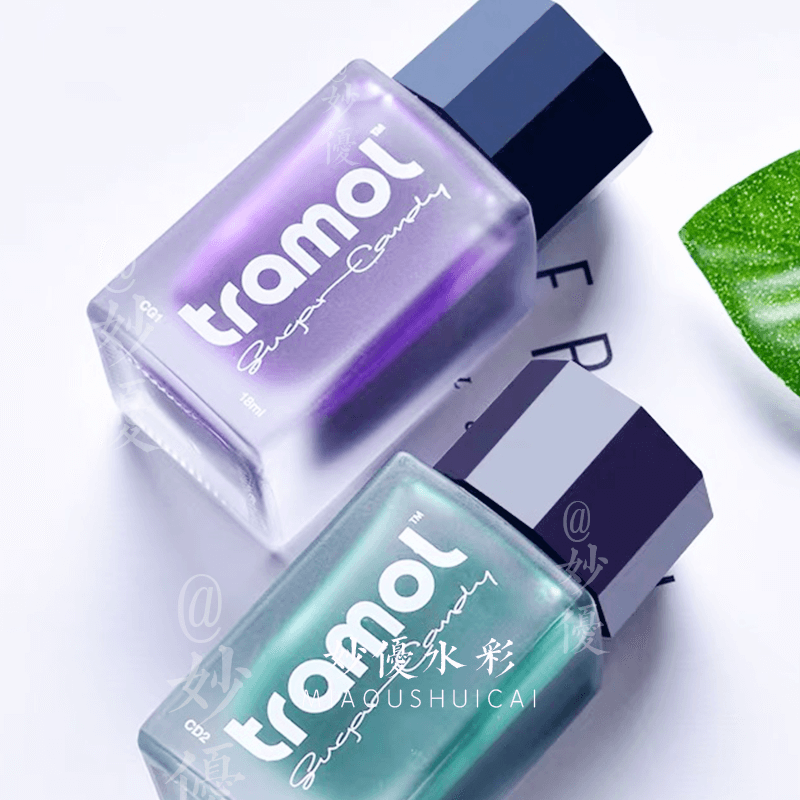tramol采墨糖果色钢笔彩色墨水碳素防水不褪色绘画笔用墨水
