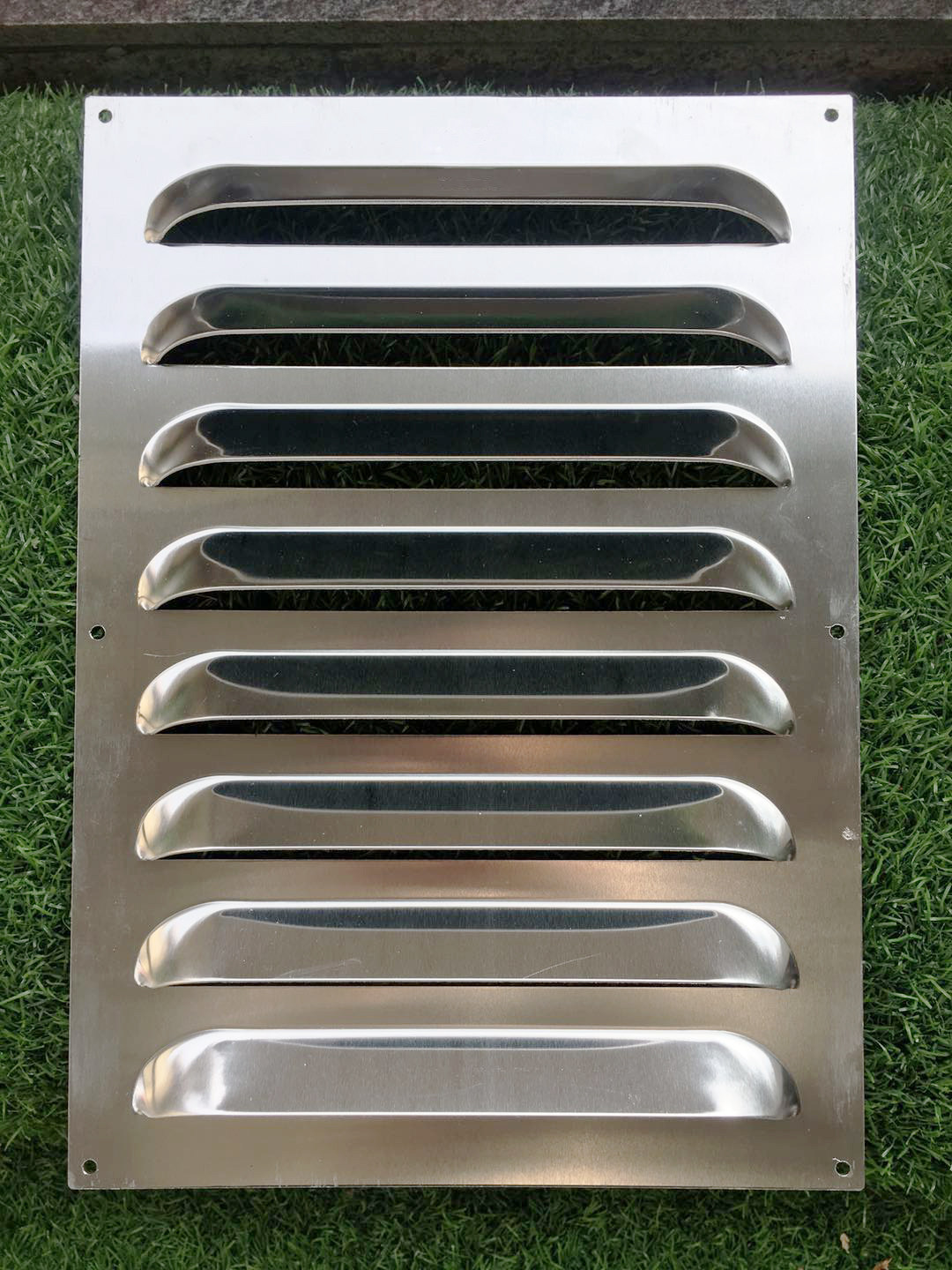 定制不锈钢百叶窗通风散热排风风口外墙防雨透气铝百叶