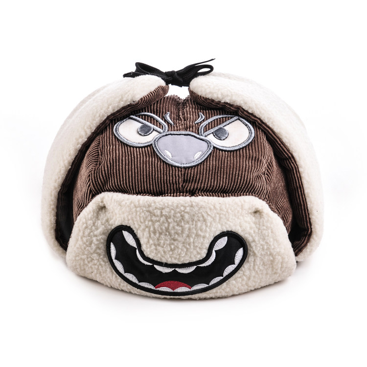 帽子男冬天骑车青年防风帽保暖护耳棉帽儿童韩版可爱卡通雷锋帽女