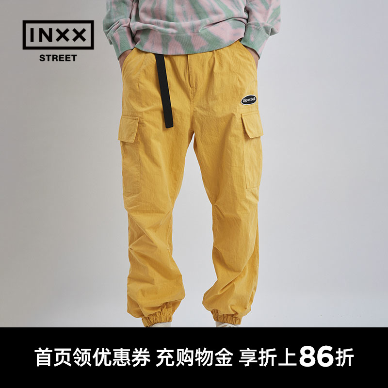 【inxxstreet】HYPESTUFF潮牌 秋新潮宽松格子休闲长裤情侣款