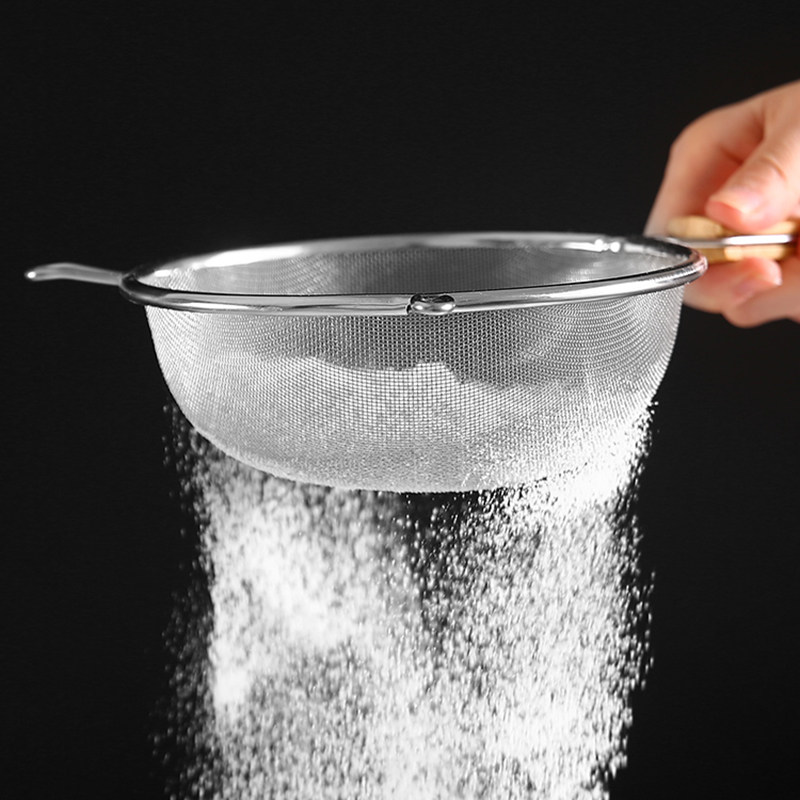 过滤不锈钢大号漏勺豆浆家用厨房油炸超细饺子漏勺