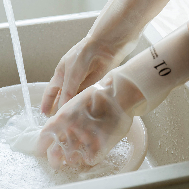 2-6双装厨房耐用加厚防水洗碗手套